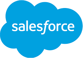 Salesforce blue cloud logo