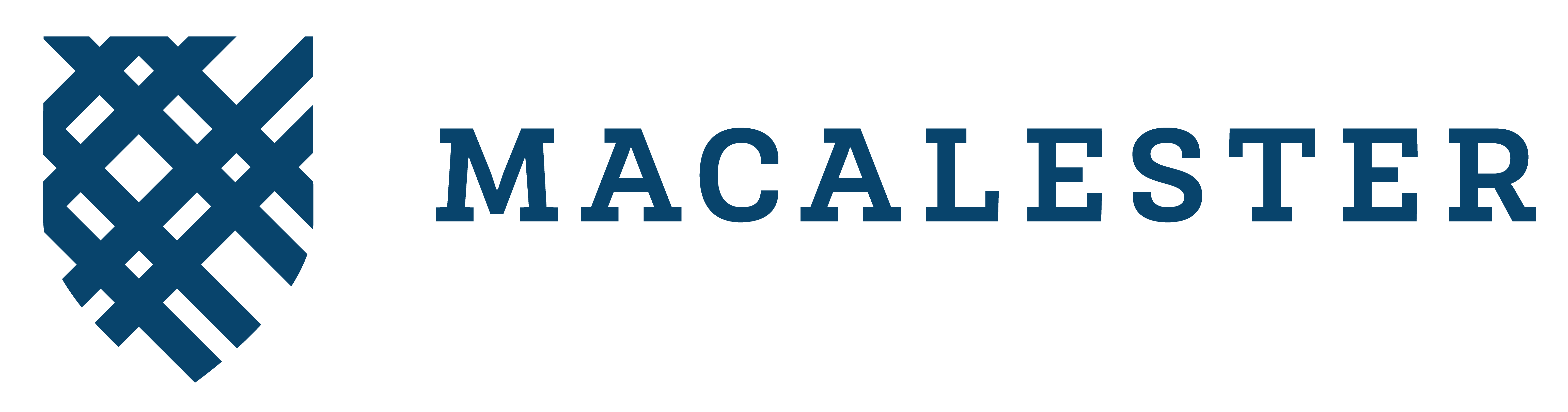Macalester brandmark and logo