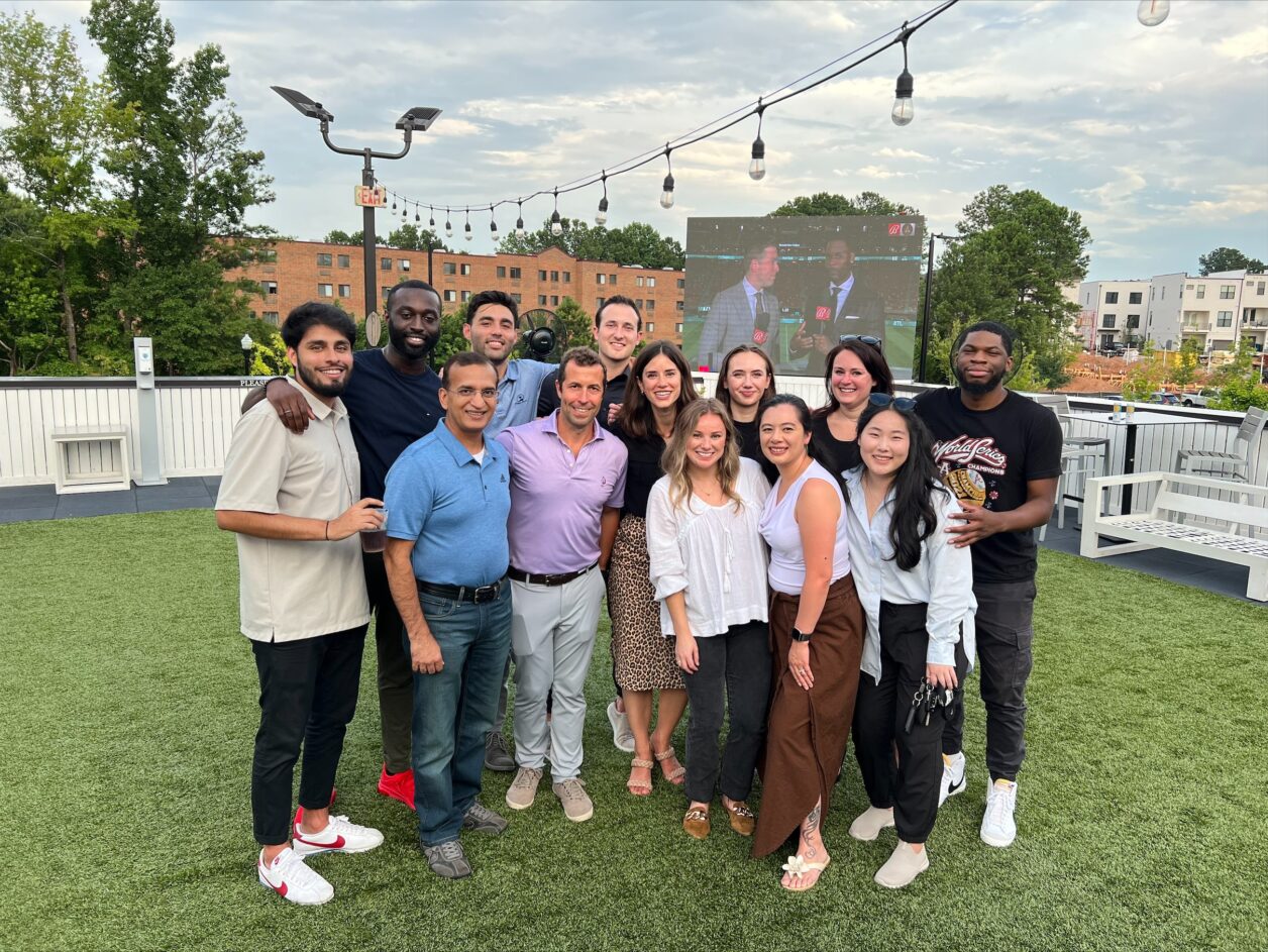 St. Louis happy hour Turnberry colleagues gather for a summer happy hour