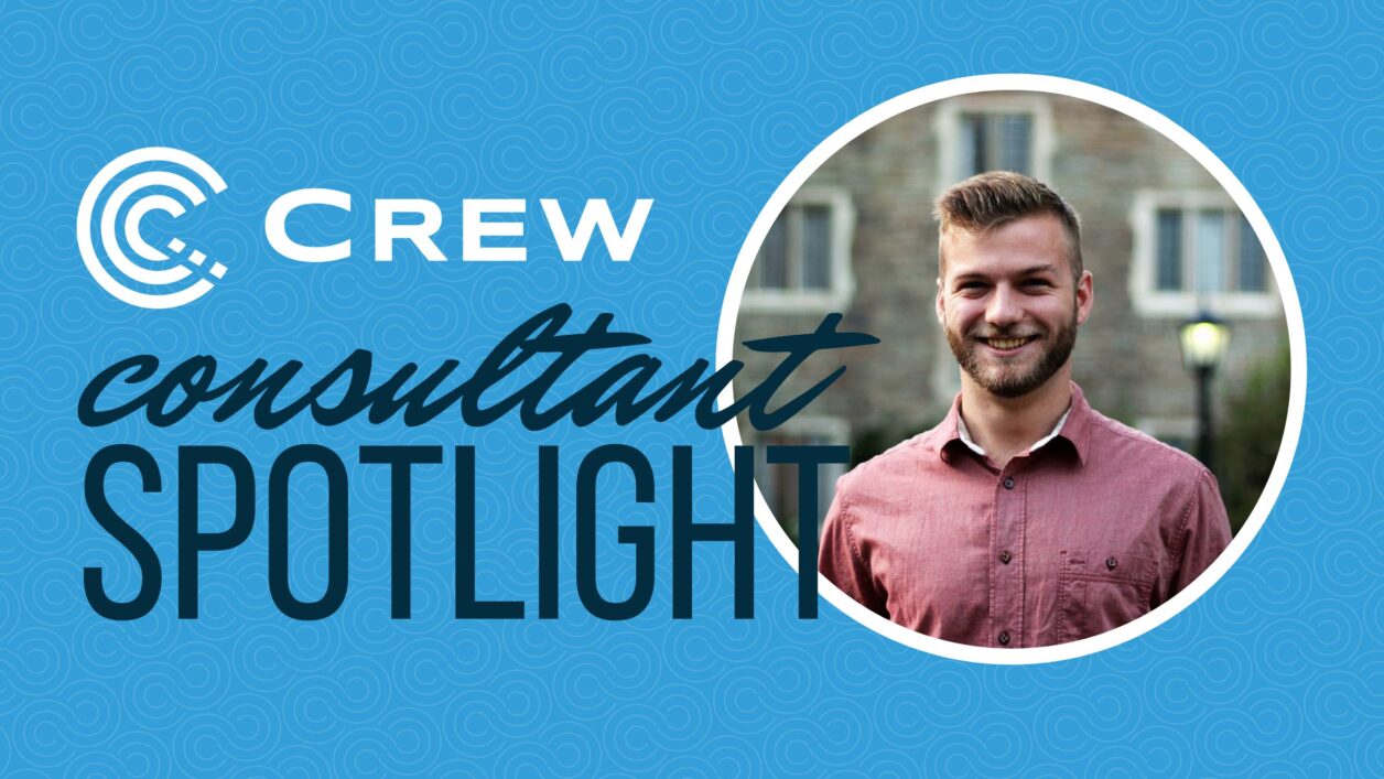 Brad Heinzinger Turnberry's December 2022 Crew Consultant Spotlight illustrated graphic card featuring headshot of Paul Reynolds