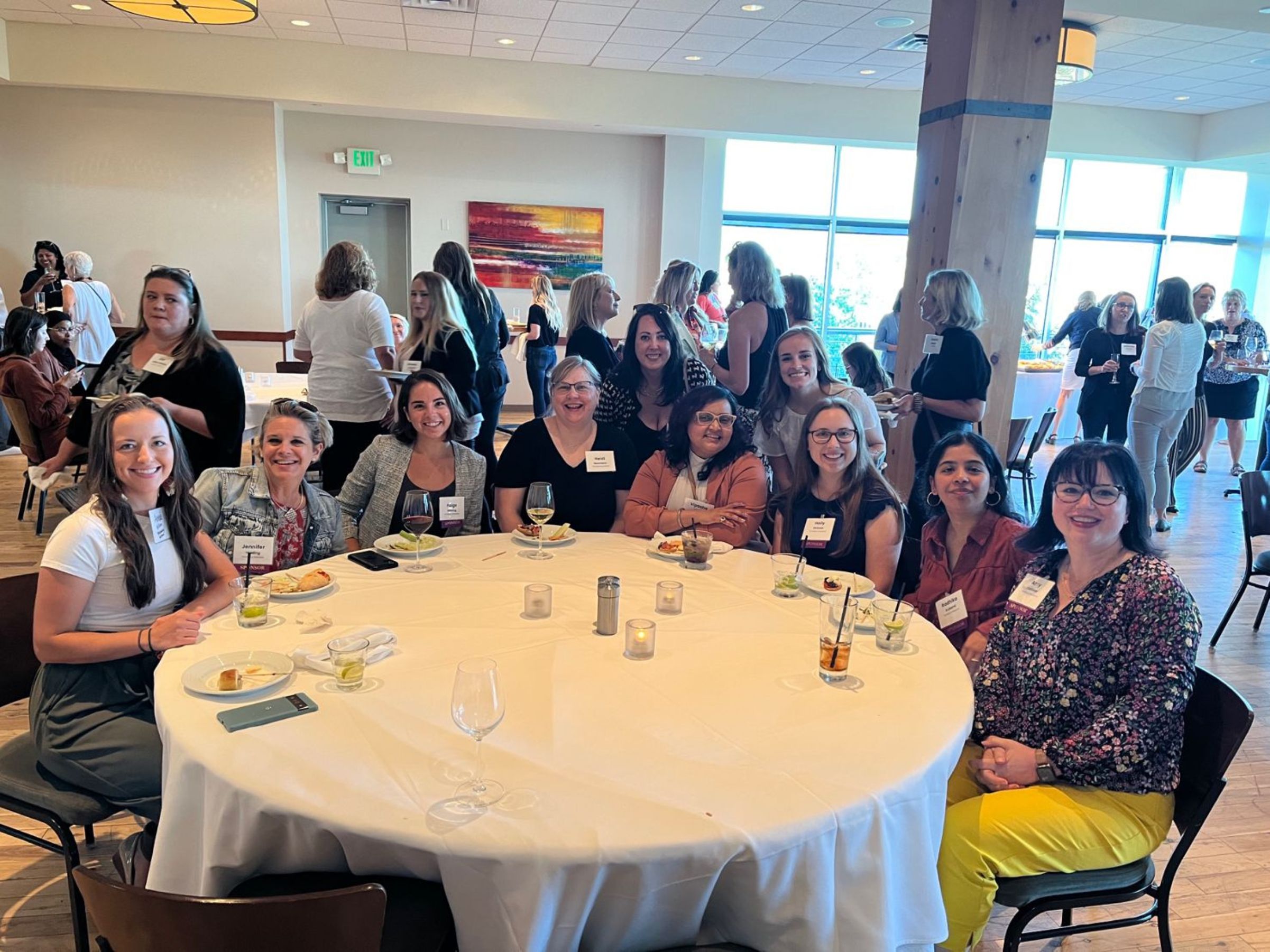 Women in Tech at a group meeting